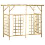 Voir la diapositive 5 : VIDAXL Pergola de jardin pour poubelles triples Bois de pin impregne