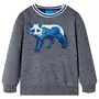 VIDAXL Sweatshirt pour enfants melange bleu marine 104