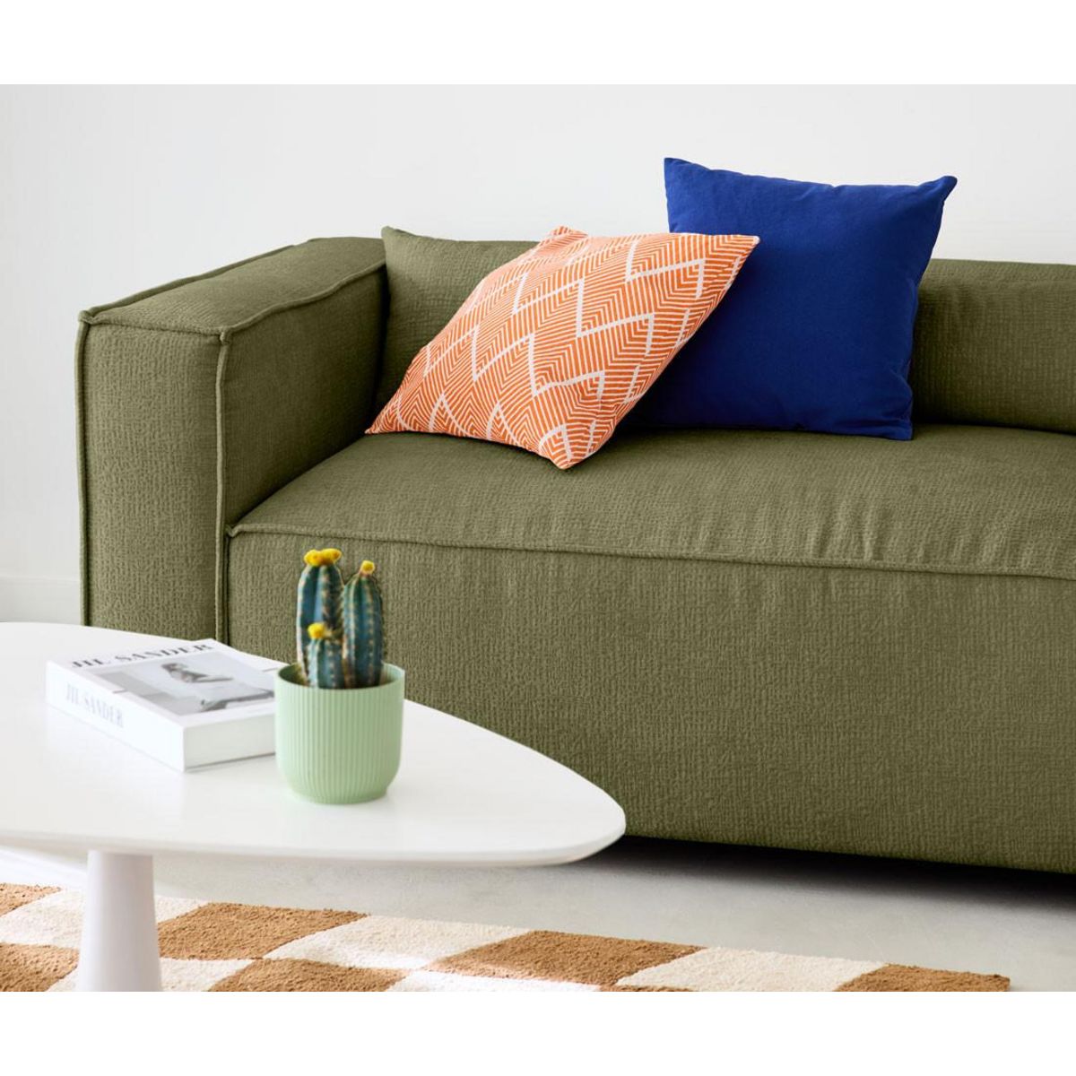 LISA DESIGN Ela - canapé d'angle droit 4 places - en tissu velours relief