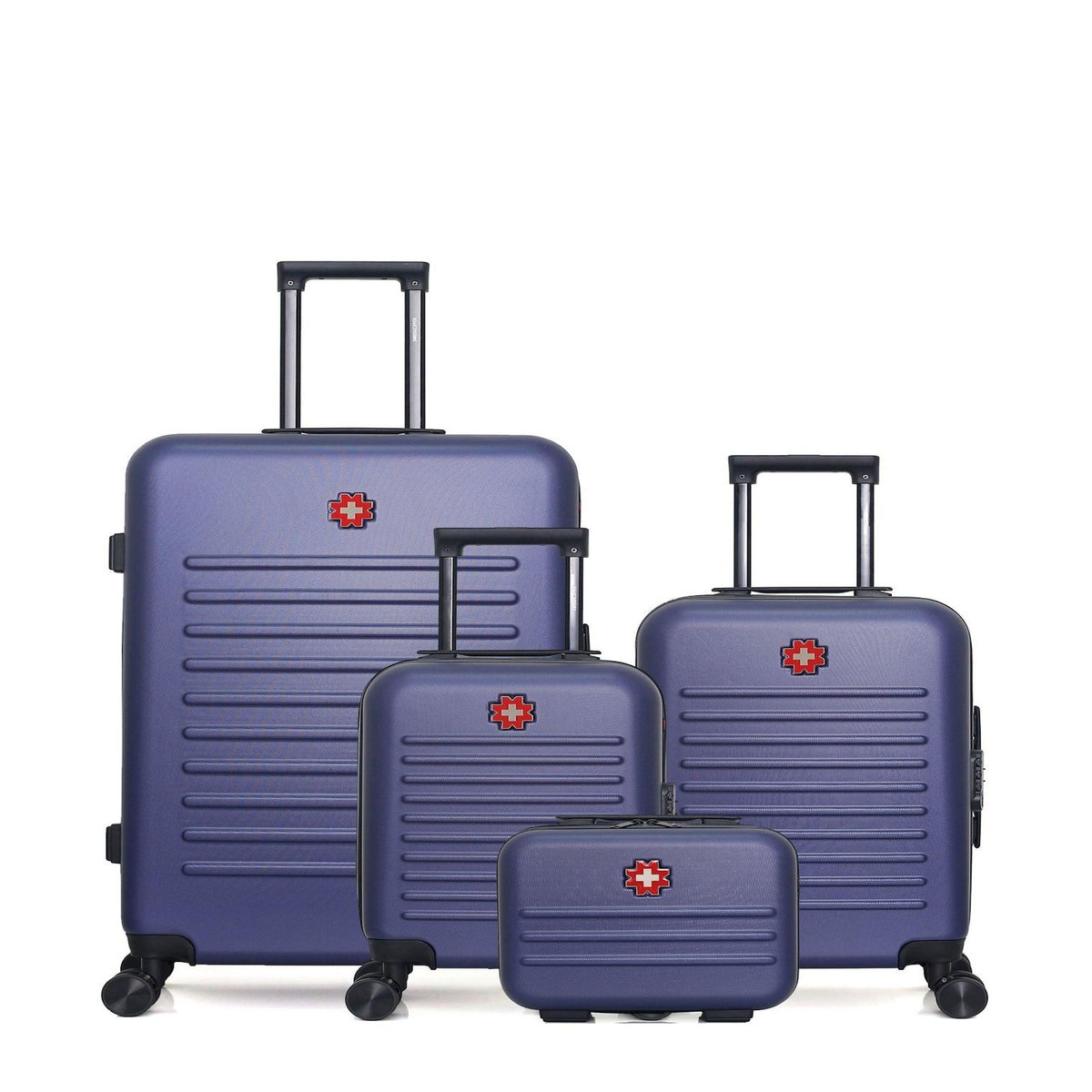 SWISS KOPPER SWISS KOPPER - LOT DE 4 - Valises grand format, cabine, cabine XXS et vanity WIL