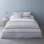 Dourev Housse de couette 240x220 OLGA + 2 taies 100% coton