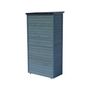 Voir la diapositive 4 : Habitat et Jardin Armoire de jardin  Space  - 87 x 46.5 x 160 cm - Bleu ciel