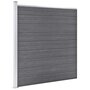 Voir la diapositive 2 : VIDAXL Cloture de jardin WPC 353x186 cm Gris