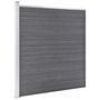 Voir la diapositive 2 : VIDAXL Cloture de jardin WPC 353x186 cm Gris