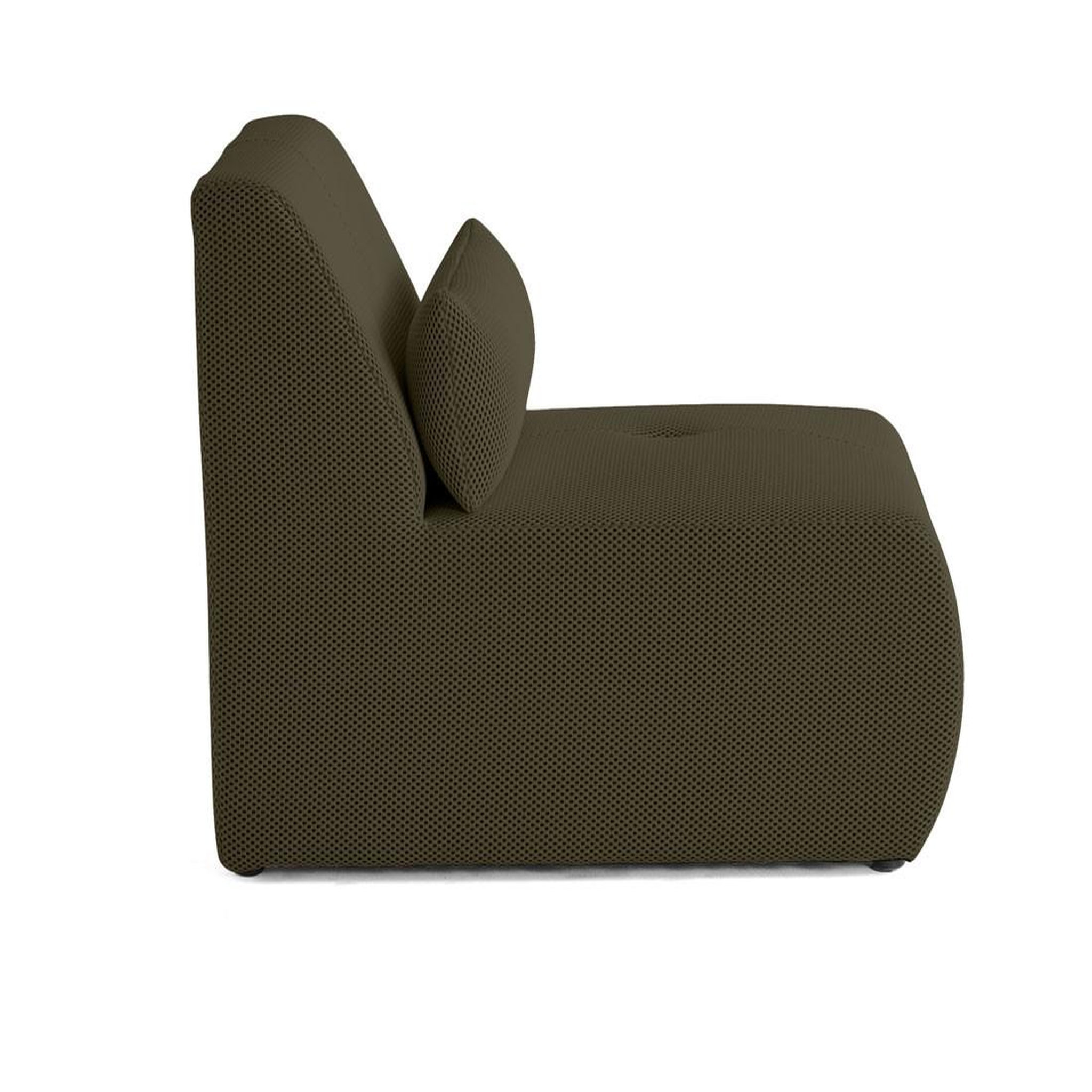 Voir la diapositive 3 : LISA DESIGN Onyx - fauteuil sans accoudoirs - en tissu mailles 3d