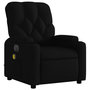 Voir la diapositive 4 : VIDAXL Fauteuil de massage inclinable electrique Noir Tissu
