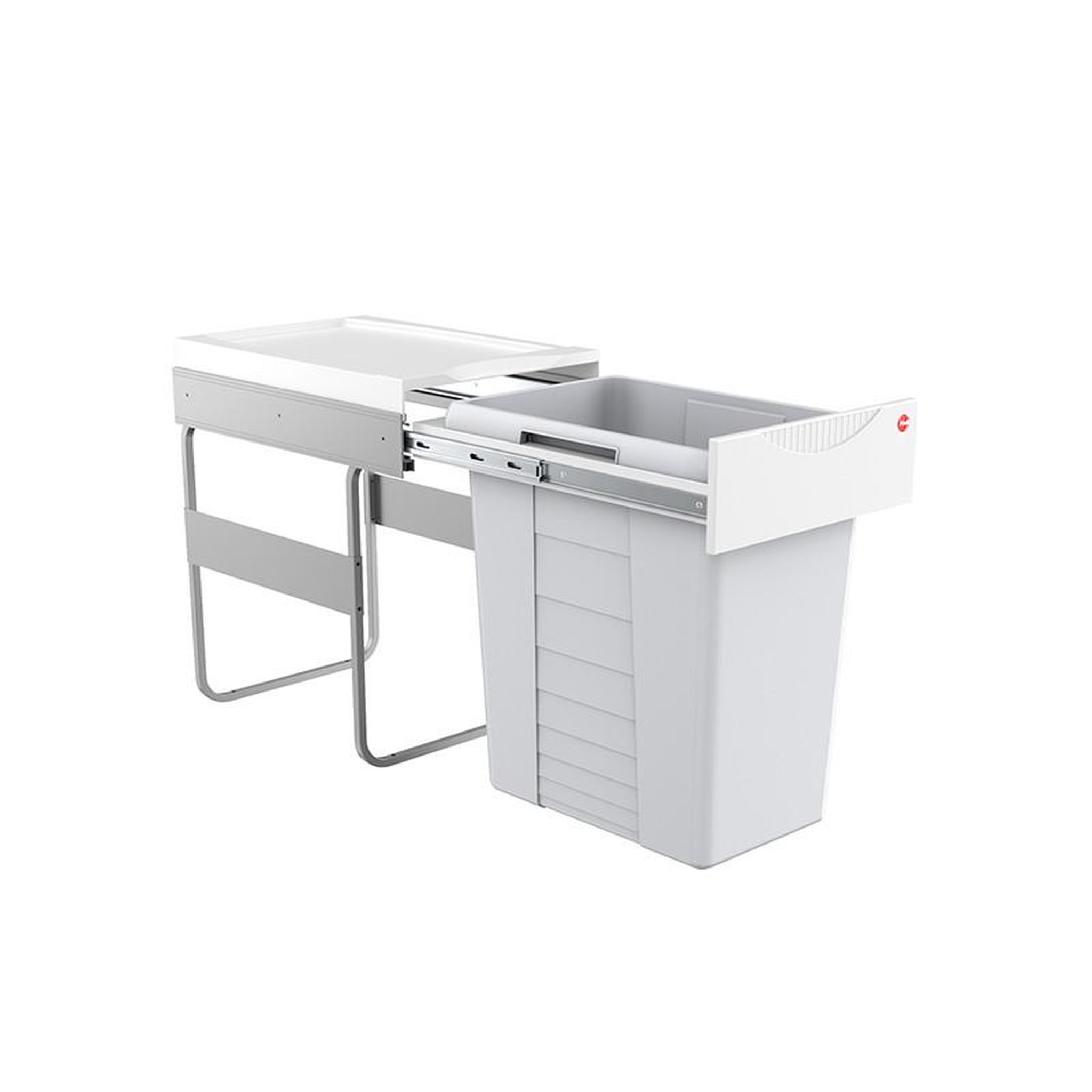 HAILO Poubelle de cuisine encastrable 40l hailo easy cargo