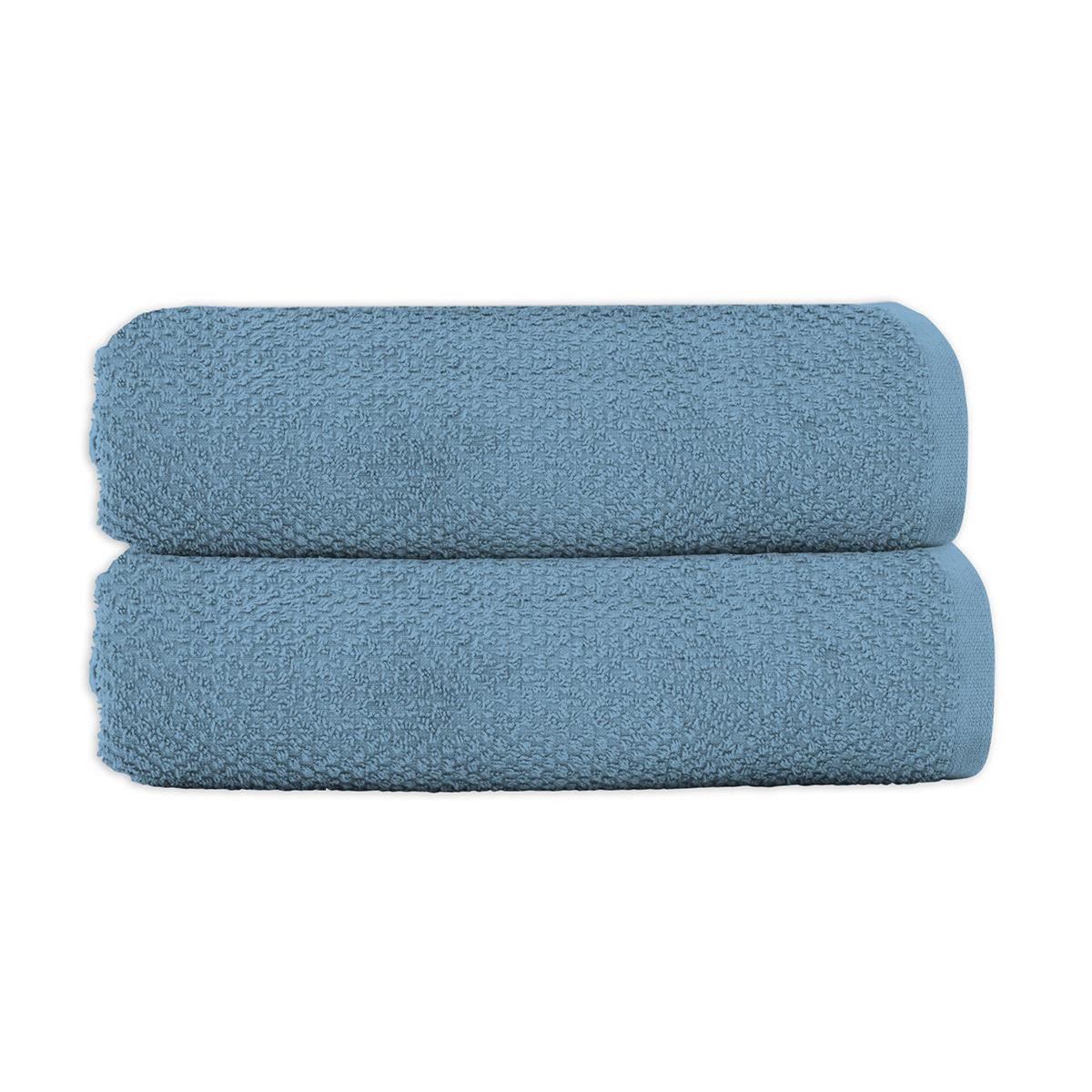 GUY LEVASSEUR Lot 2 serviettes de bain 70x140 coton éponge