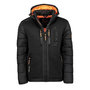 Voir la diapositive 1 : GEOGRAPHICAL NORWAY Doudoune Noire/Orange Homme Geographical Norway Beachwood