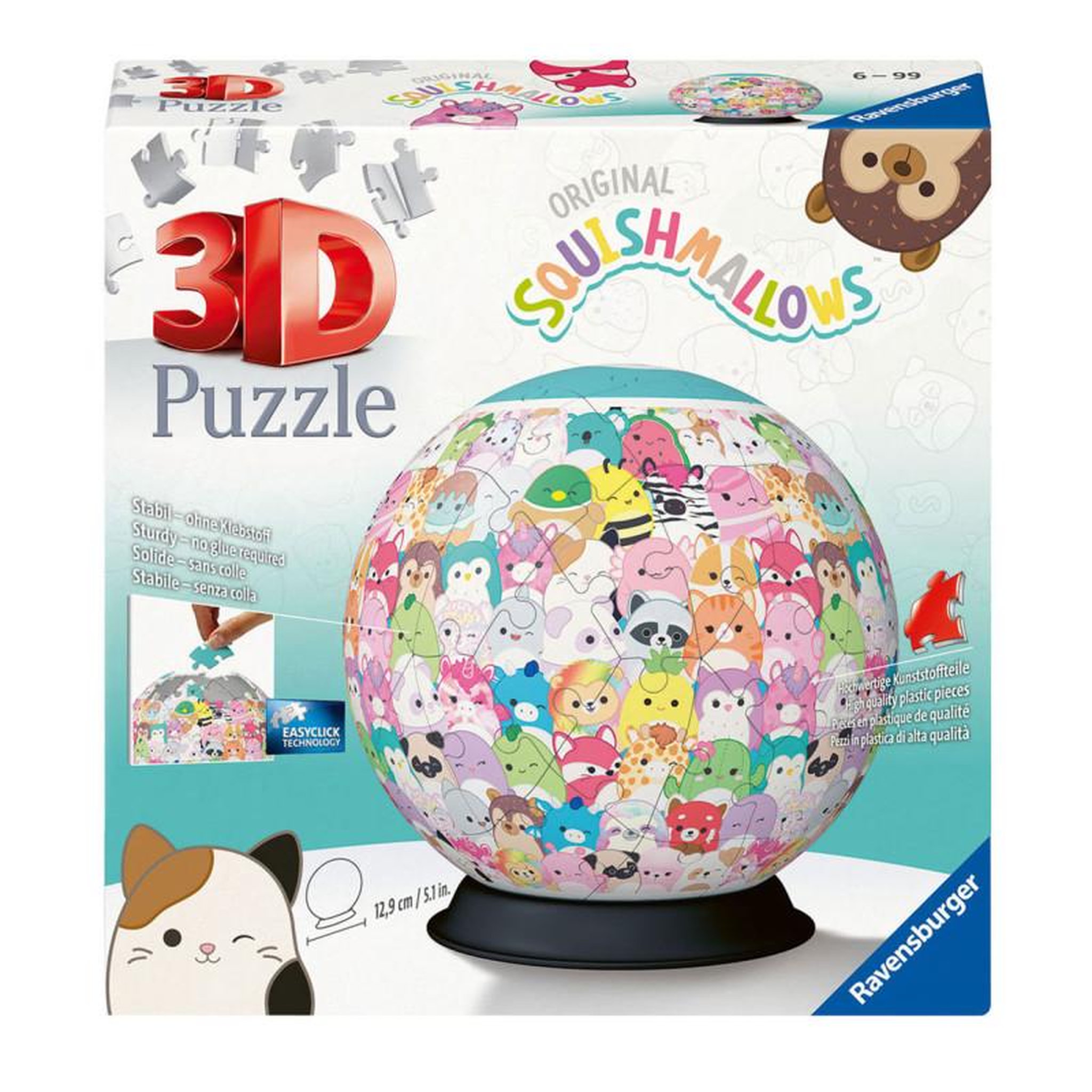 RAVENSBURGER Ravensburger - 3D Puzzle Squishmallows, 72pcs. 115839
