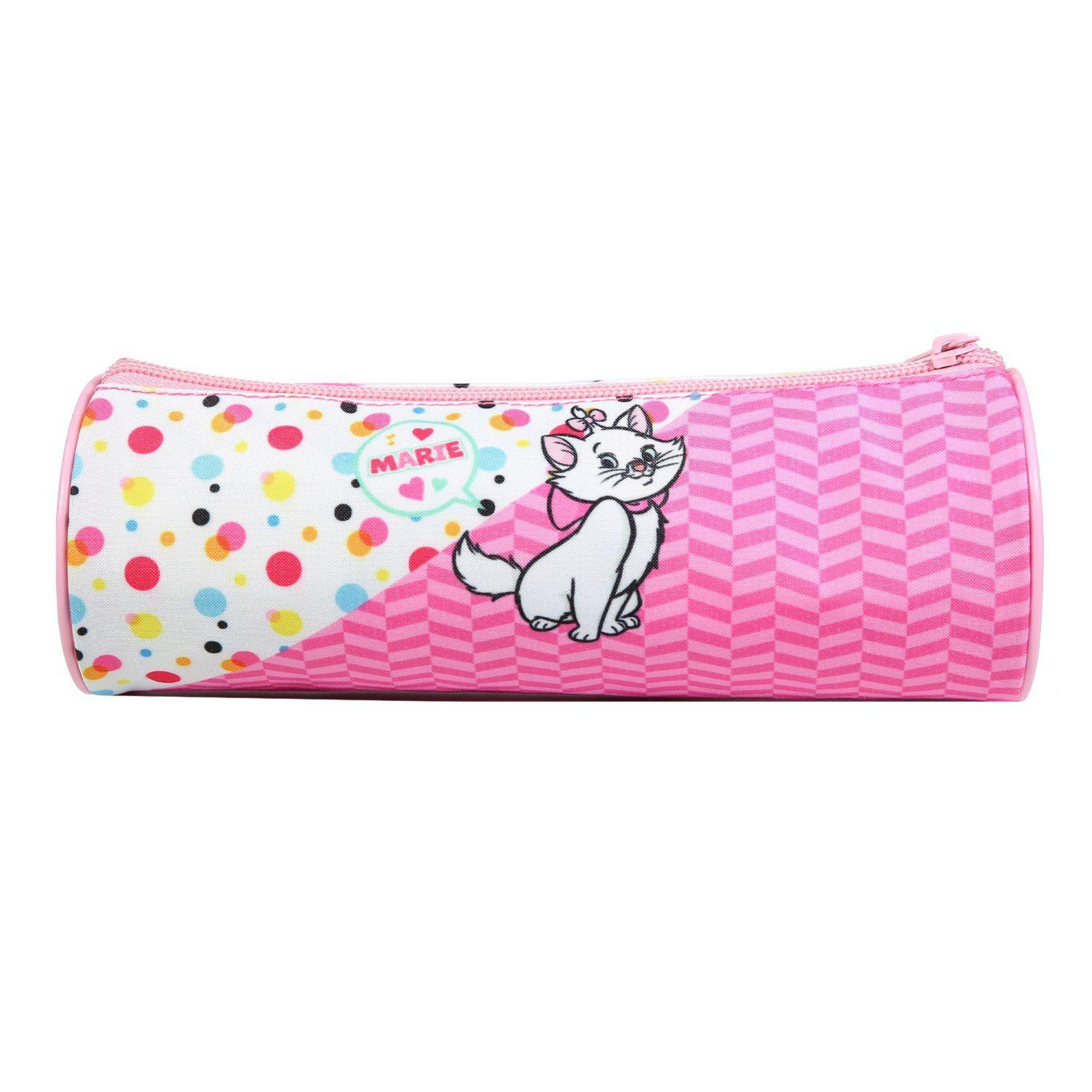 Voir la diapositive 4 : Bagtrotter BAGTROTTER Trousse scolaire ronde Marie Rose