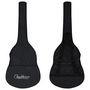 Voir la diapositive 5 : VIDAXL Ensemble de guitare découpée classique 12 pcs 6 cordes Noir 38