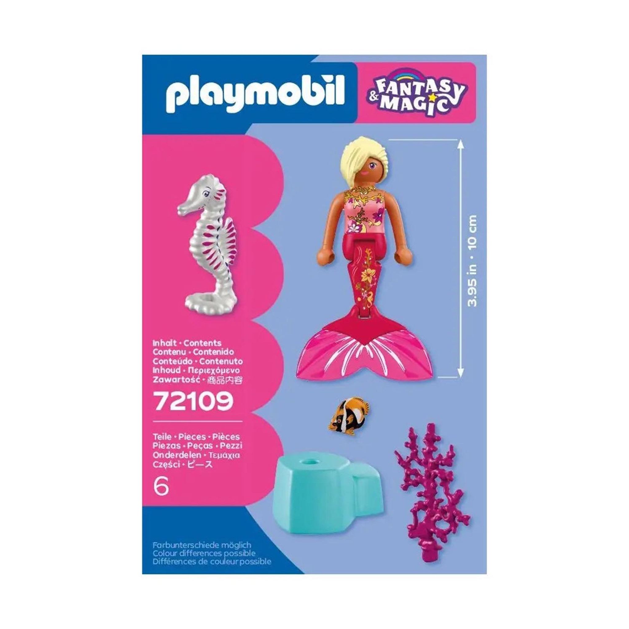 Voir la diapositive 3 : PLAYMOBIL Sirène avec un hippocampe