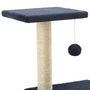 Voir la diapositive 4 : VIDAXL Arbre a chat avec griffoirs en sisal 65 cm Bleu fonce