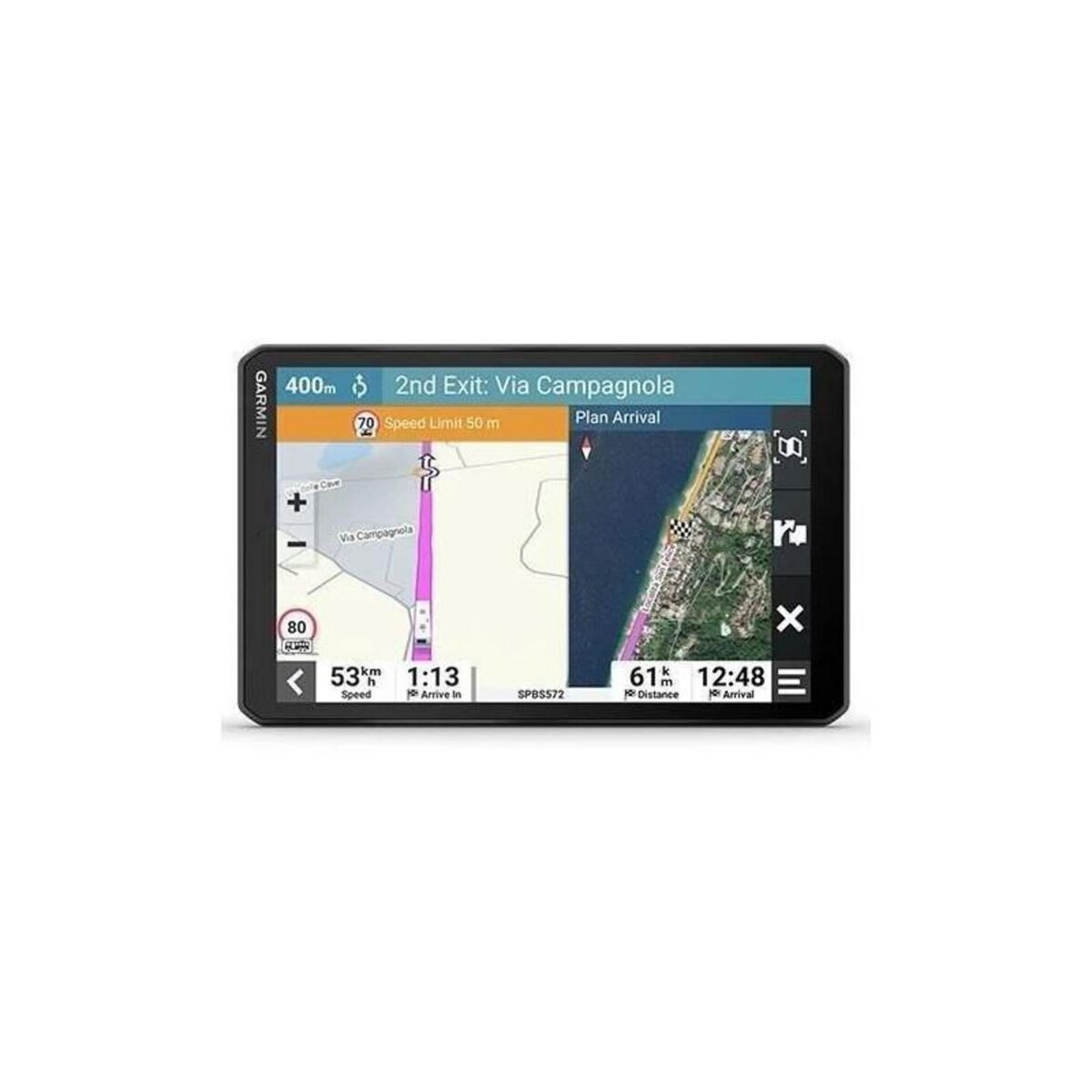 GARMIN GPS - GARMIN - Camper 895 - Écran 8 - Double orientation