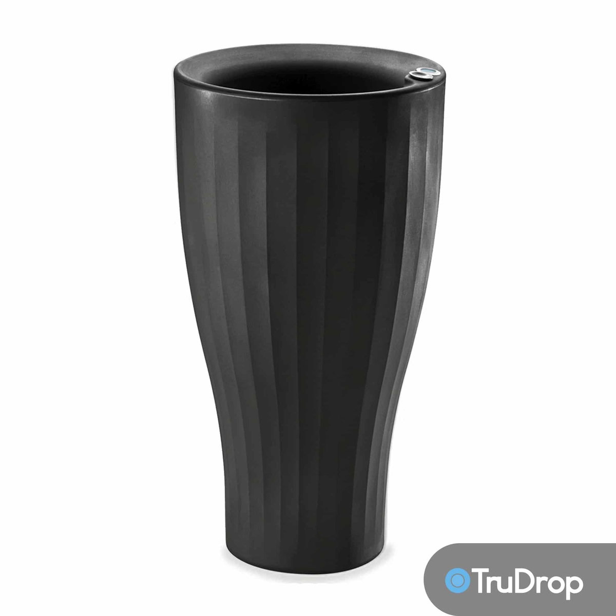 CENTRALE BRICO Pot rond noir Cup de 41 cm de haut avec TruDrop One