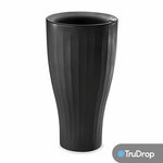 CENTRALE BRICO Pot rond noir Cup de 41 cm de haut avec TruDrop One
