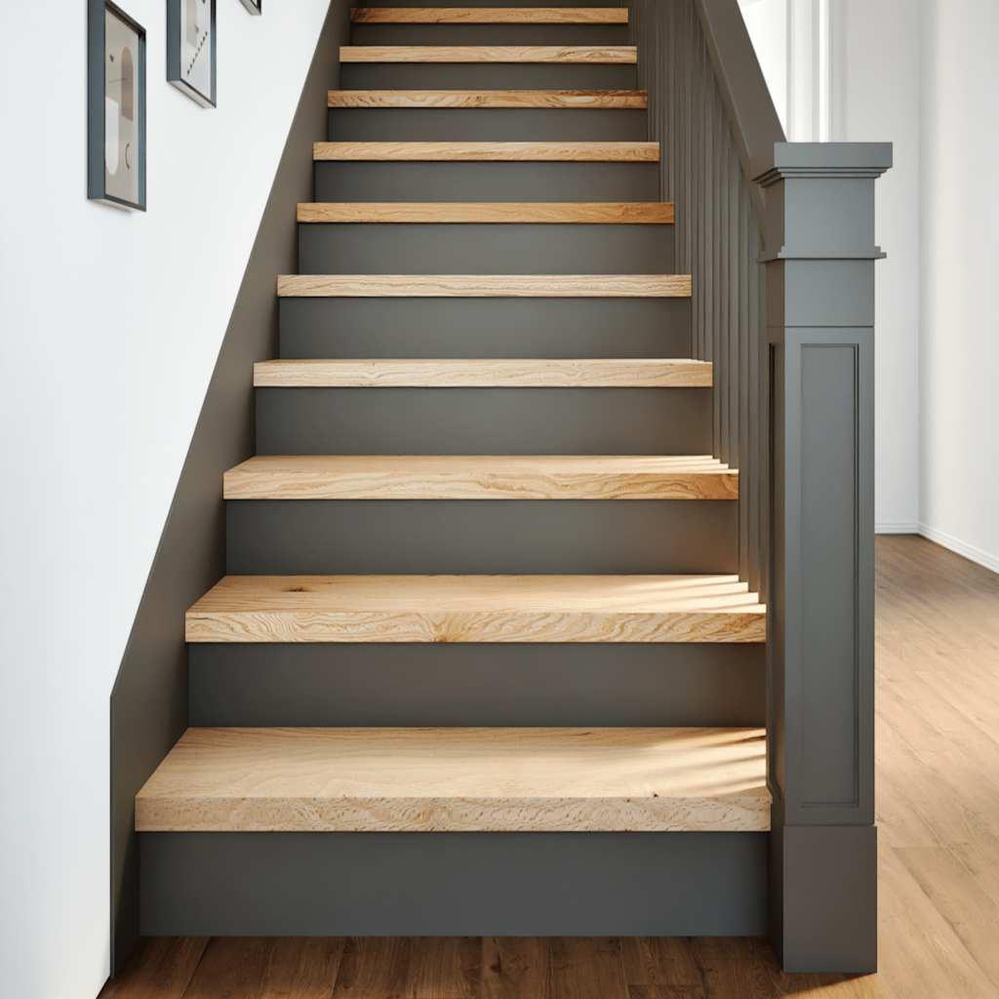VIDAXL Marches d'escalier 8 pcs non traite 80x30x2cm bois chene massif