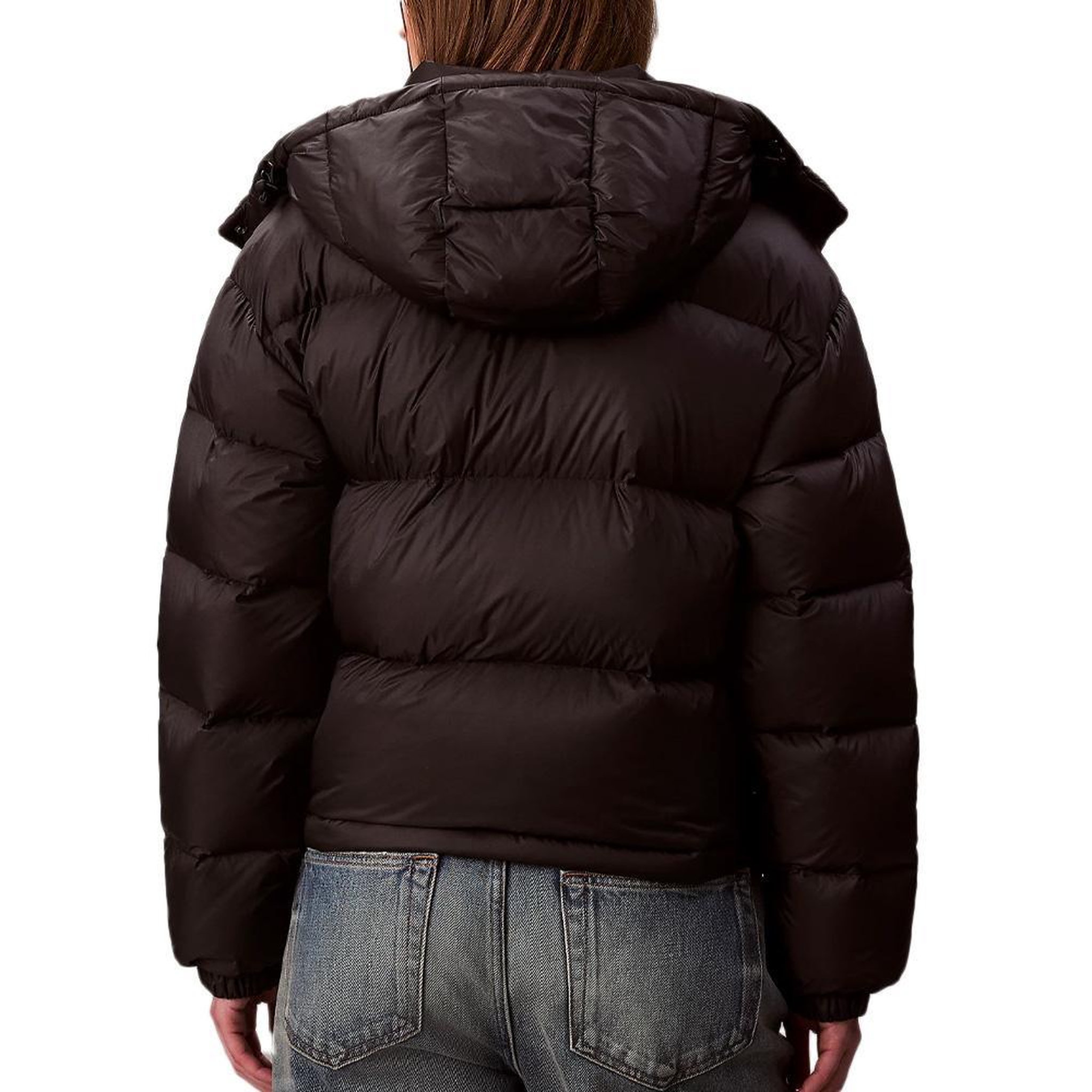 Voir la diapositive 2 : CALVIN KLEIN JEANS Doudoune Noire Femme Calvin Klein Jeans Essential Midweight