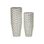Voir la diapositive 1 : Paris Prix Lot de 2 Cache-Pots en Métal  Silvy  92cm Argent