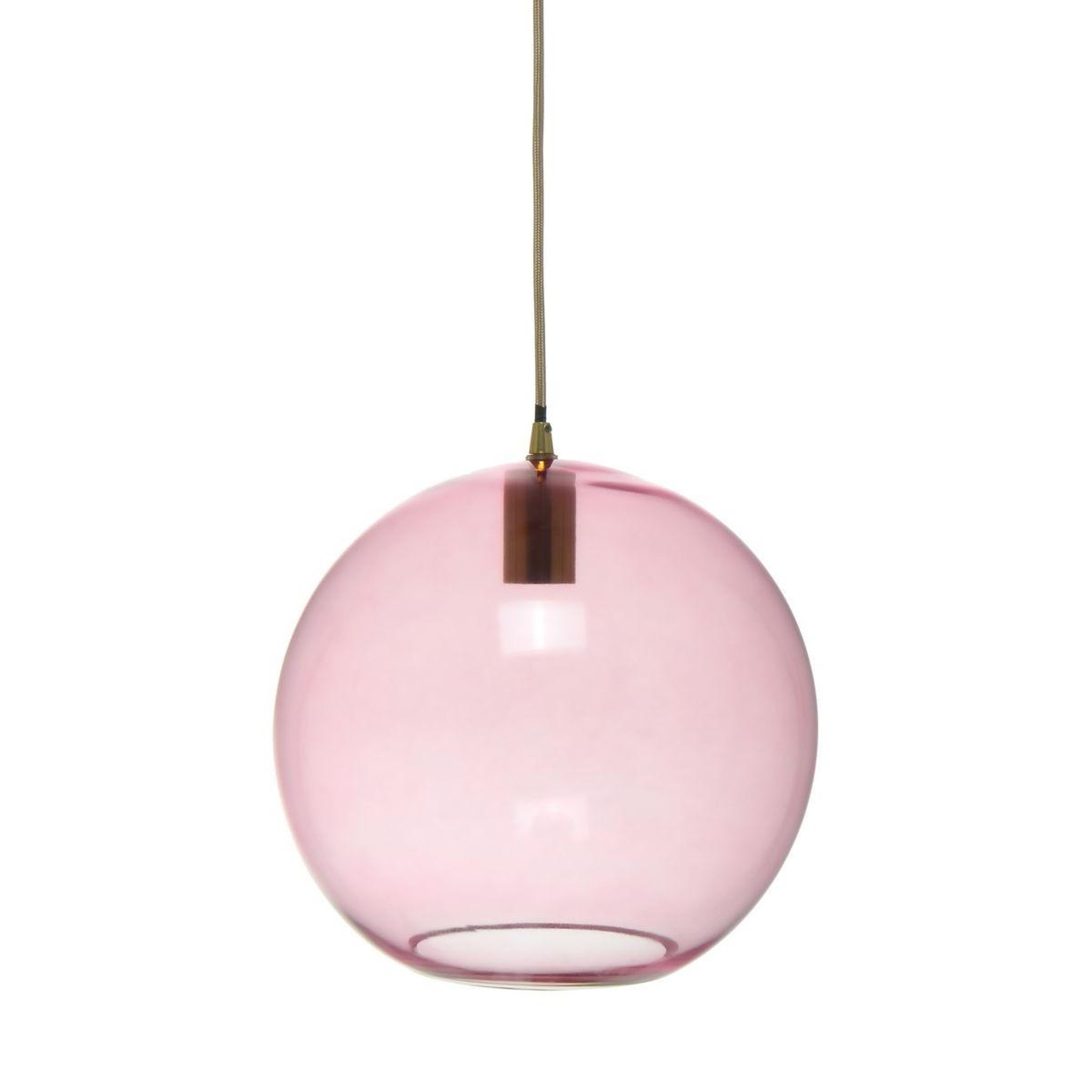 Paris Prix Lampe suspension ronde  heike  36cm rose