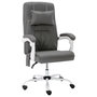 Voir la diapositive 1 : VIDAXL Chaise de bureau de massage Gris Similicuir
