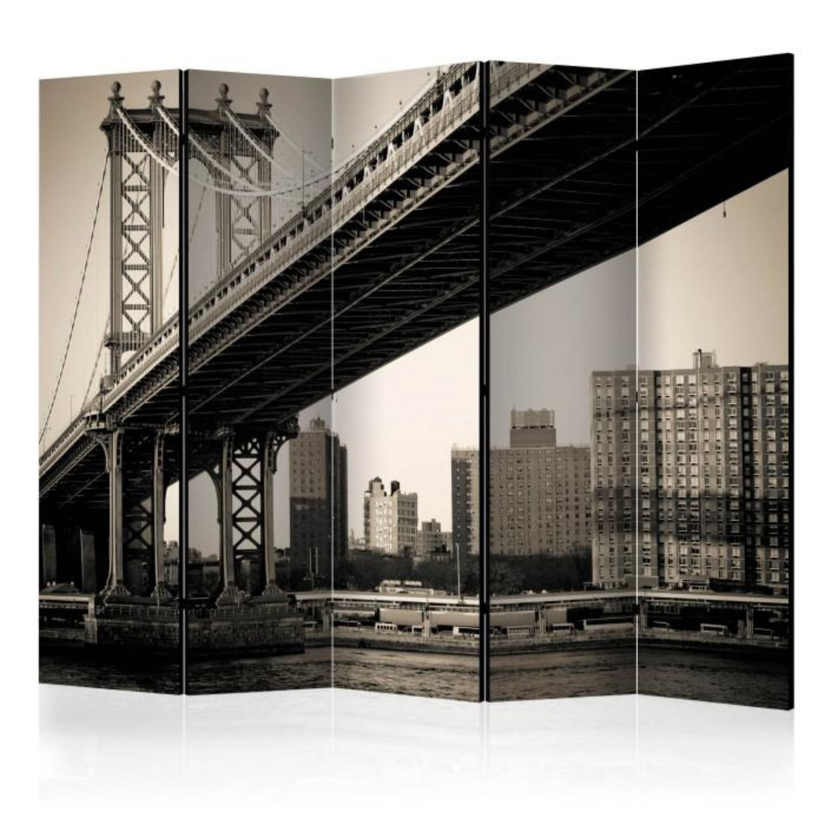 Paris Prix Paravent 5 Volets  Manhattan Bridge, New York  172x225cm
