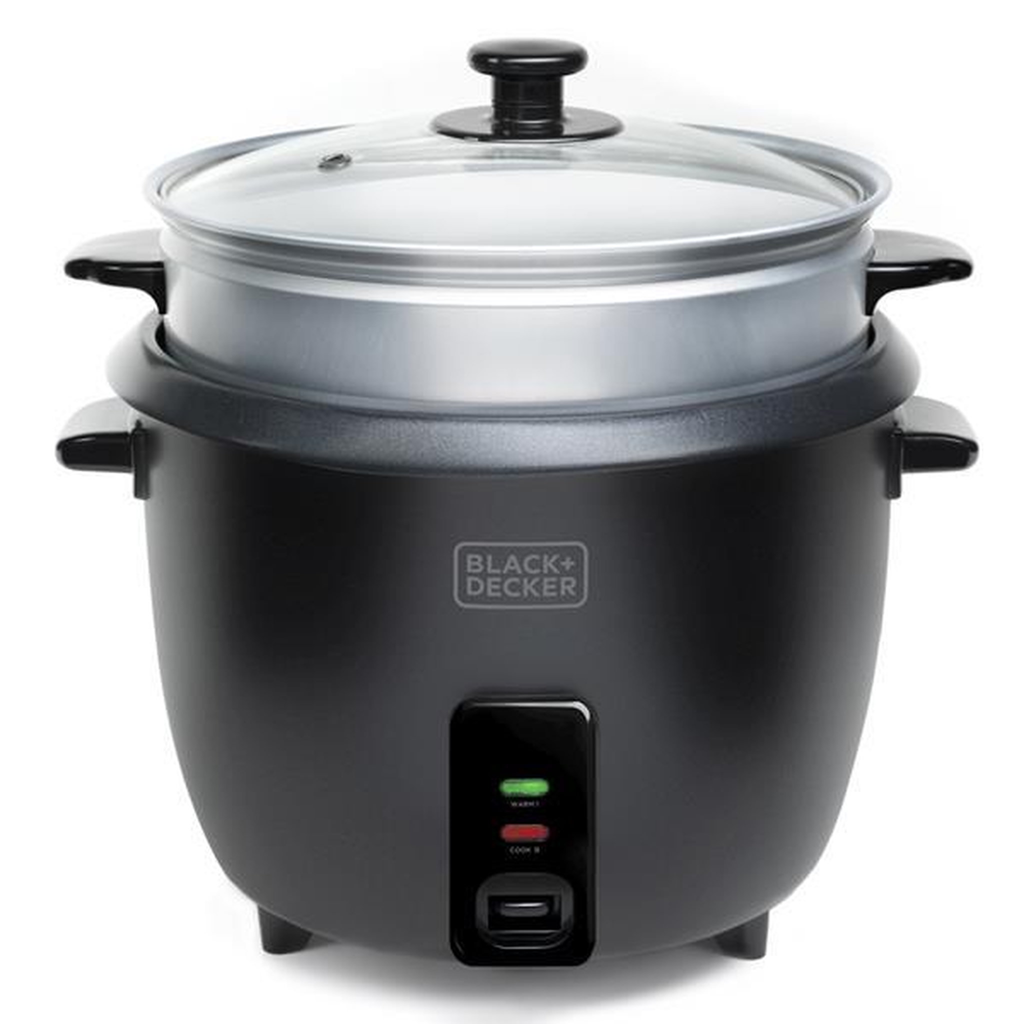 Black et Decker Cuiseur à riz 1.8l 700w avec panier vapeur noir - BXRC1800E