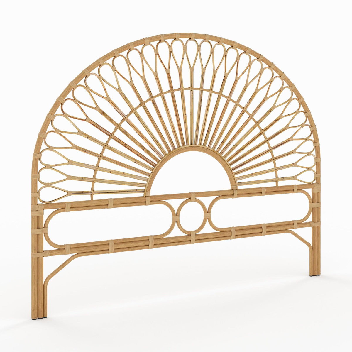 Rendez vous déco Tête de lit 180 cm en rotin naturel-Bahia