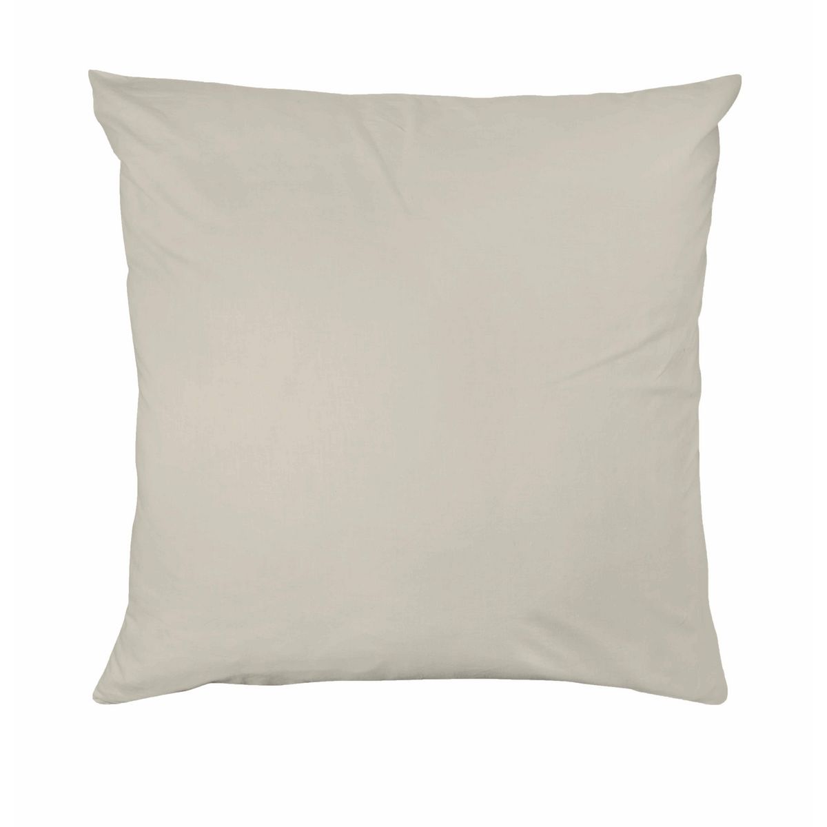 Taie d'oreiller unie en microfibre 