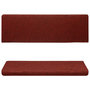 Voir la diapositive 4 : VIDAXL Tapis d'escalier 15 pcs Tissu aiguillete 65x21x4 cm Rouge