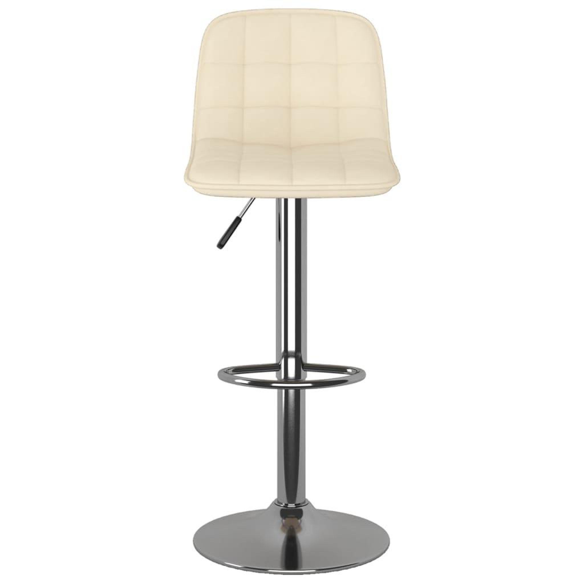 Voir la diapositive 4 : VIDAXL Tabourets de bar lot de 2 creme tissu