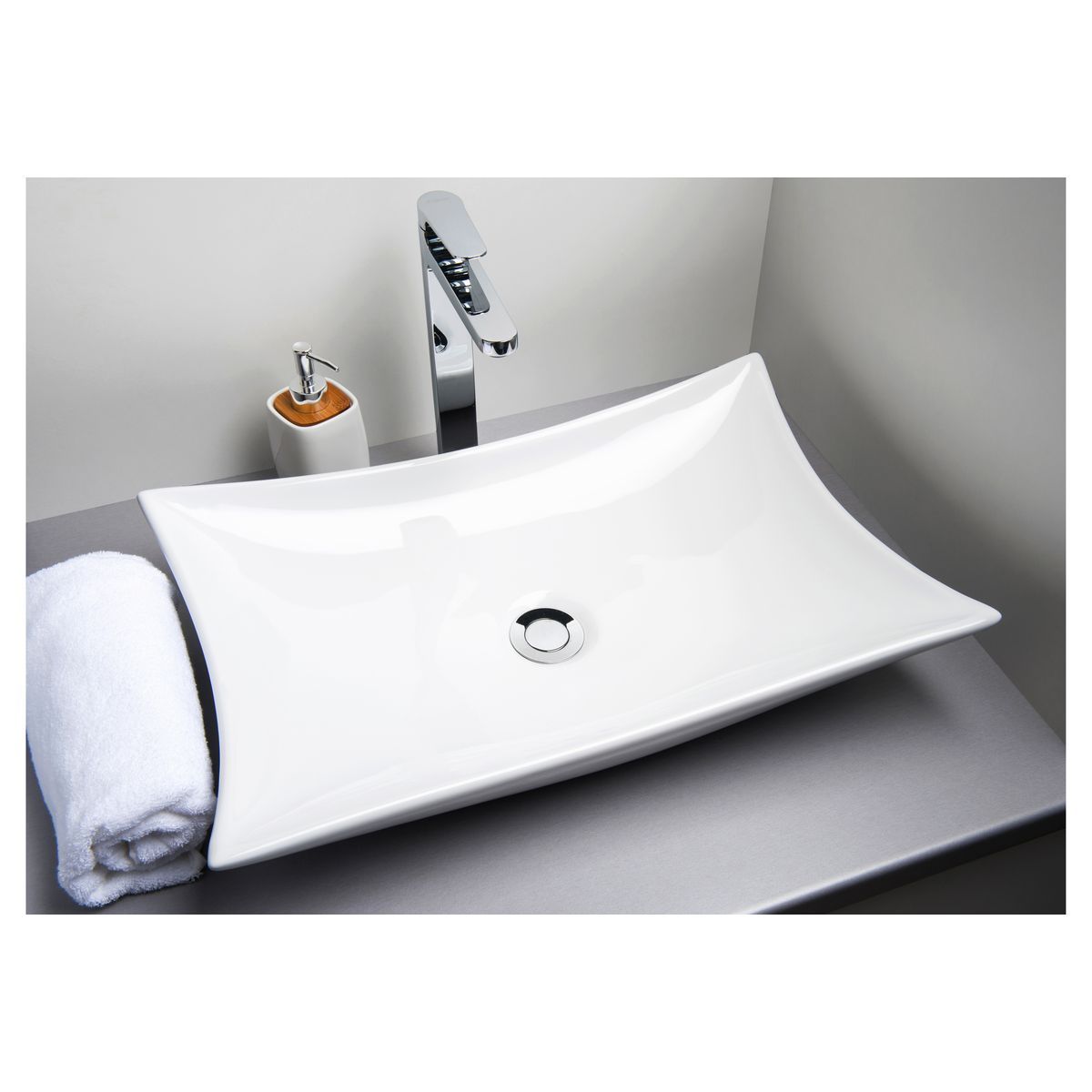 ONDEE TARA Vasque 38x56,5cm BLANC