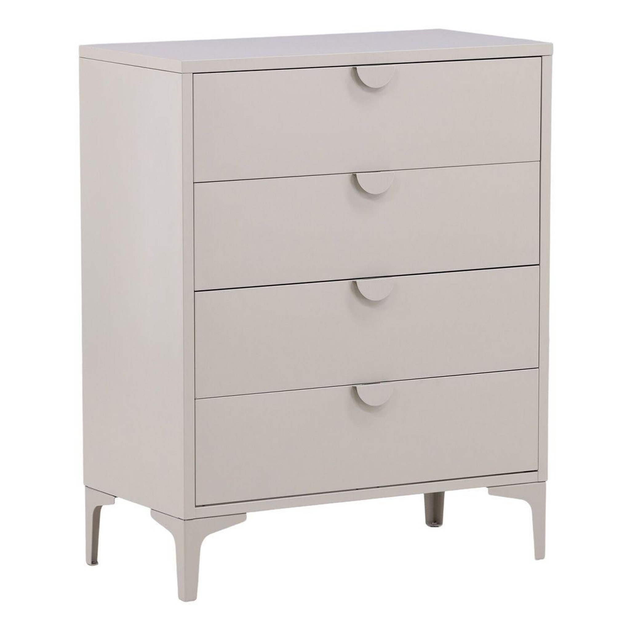 Paris Prix Commode 4 tiroirs  piring  98cm beige