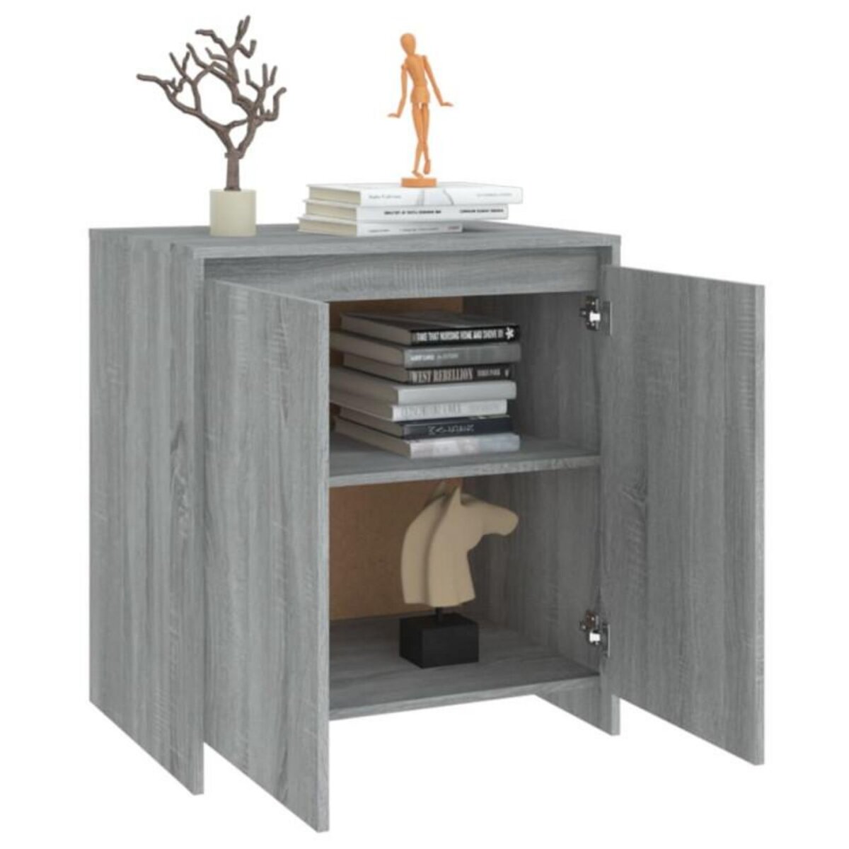 VIDAXL Buffet Sonoma gris 70x41x75 cm Bois d ingénierie