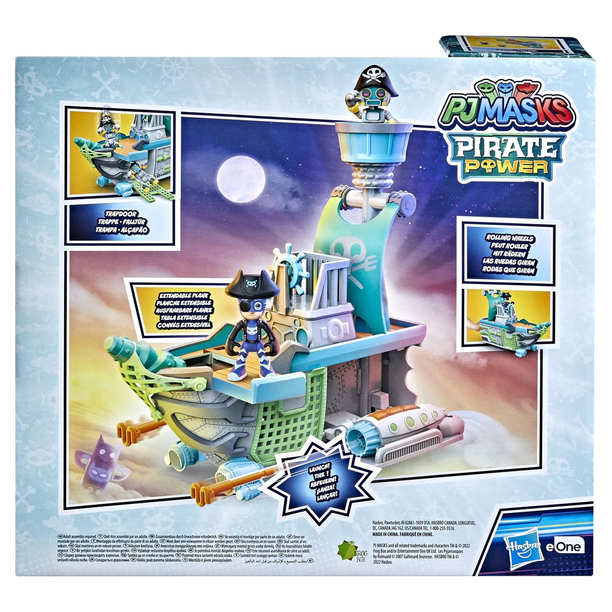 Voir la diapositive 4 : HASBRO Bateau pirate de l'air Pyjamasques