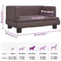 Voir la diapositive 6 : VIDAXL Lit pour chien marron 60x40x30 cm similicuir