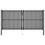 Voir la diapositive 1 : VIDAXL Portail de cloture de jardin Acier 4x2,25 m Anthracite