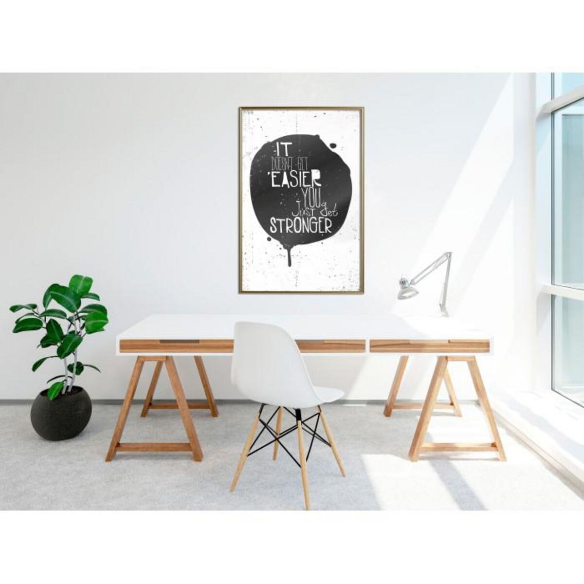 Paris Prix Affiche Murale Encadrée  It Doesn't Get Easier