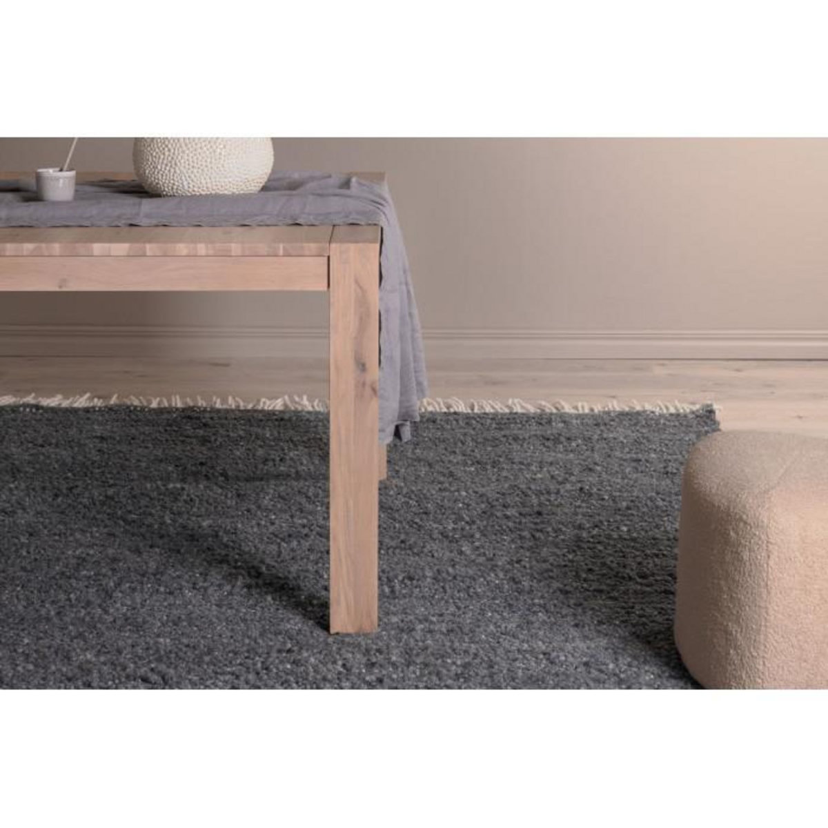 Paris Prix Tapis Déco en Laine  Betina  300x400cm Gris