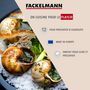Voir la diapositive 3 : Fackelmann Lot de 10 plats à escargots en aluminium 17,5 cm Fackelmann