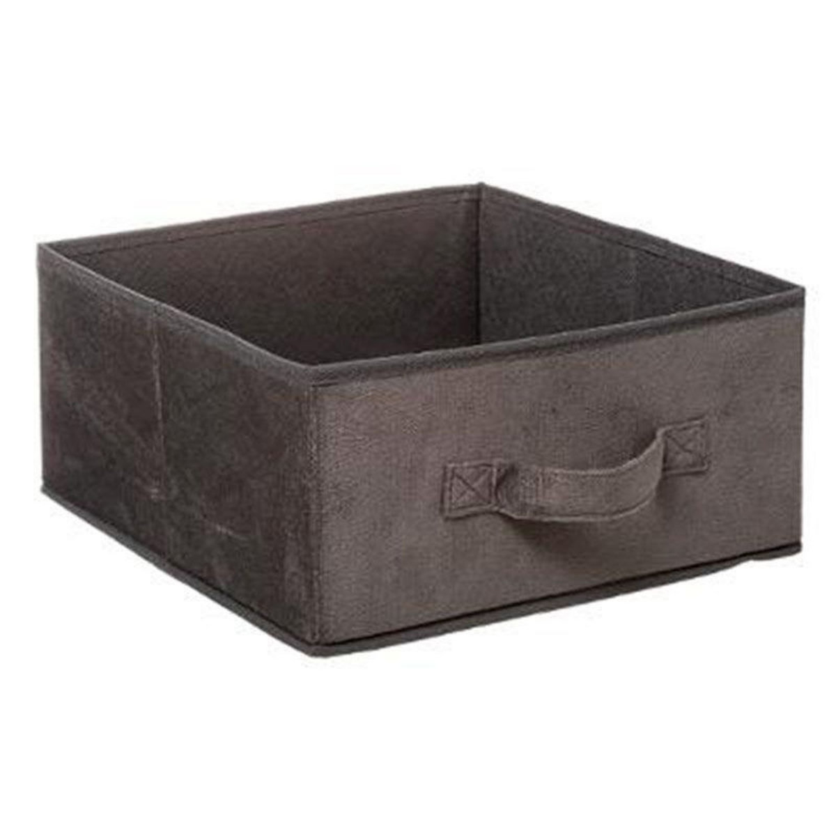  Boîte de Rangement Velours  Mix N Modul  31x31cm Gris Foncé