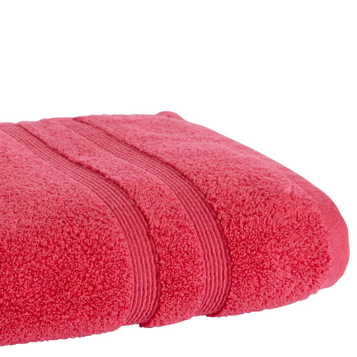 ACTUEL Serviette de toilette unie en coton  500 g/m²