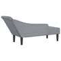 Voir la diapositive 5 : VIDAXL Chaise longue avec coussins gris clair tissu