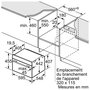 Voir la diapositive 5 : Siemens Four combiné mo intégrable 45l email inox/noir - cm633gbs1