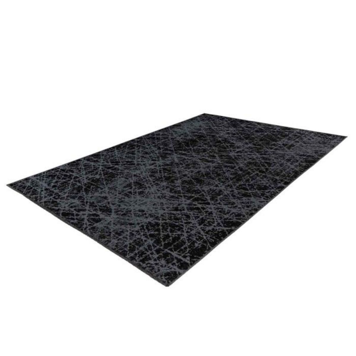 Paris Prix Tapis Tissé à Poils Courts Vintage  Kalevi  Gris