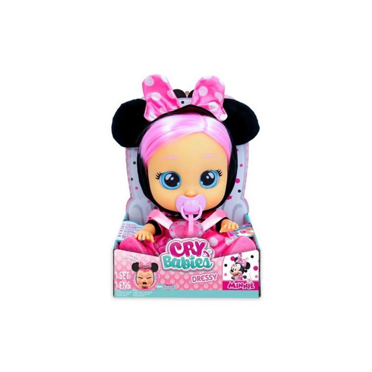 CRY BABIES Poupon Cry Babies Dressy Minnie