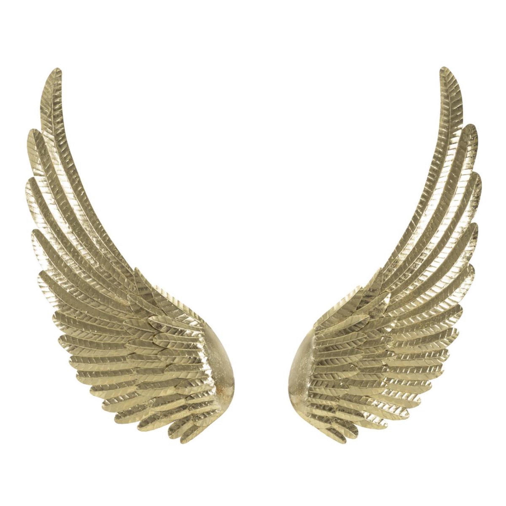 Paris Prix Paire d'ailes en métal  amy  130cm or