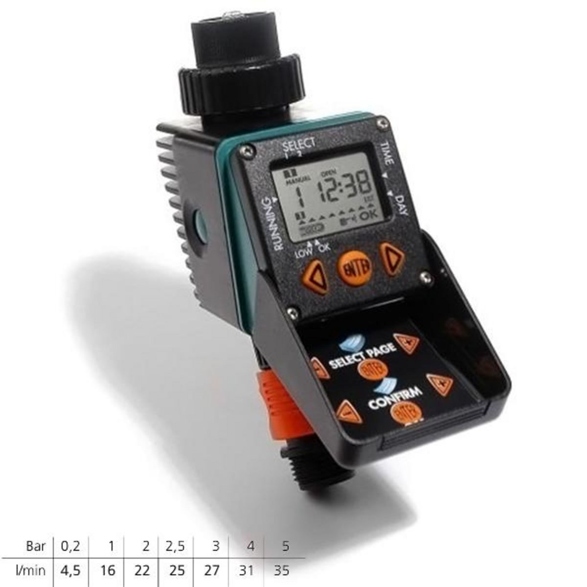 Claber Programmateur nez de robinet d'arrosage 1 voie - 8454