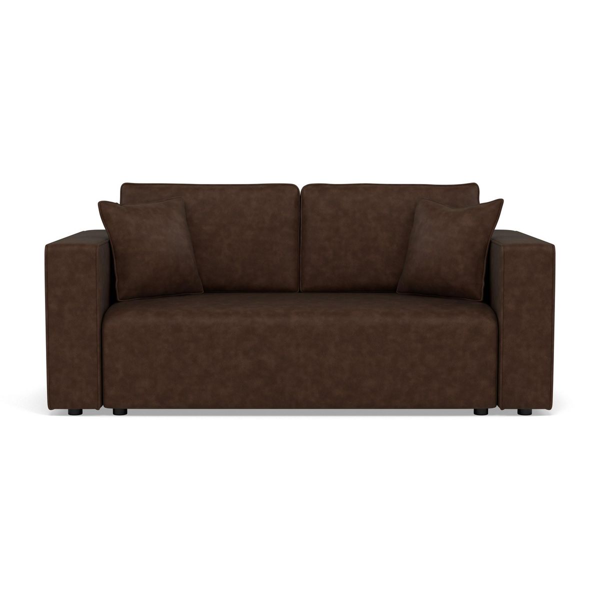 BEST MOBILIER Topaze - canapé droit 2 places en simili